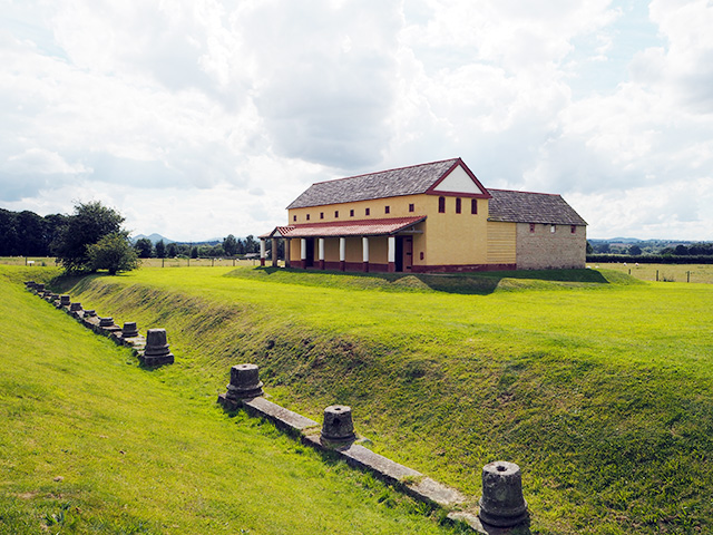 Wroxeter Roman City - Re-created Roman Town House