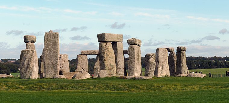 A panoramic view of Stonehenge