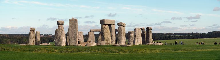 A panoramic view of Stonehenge