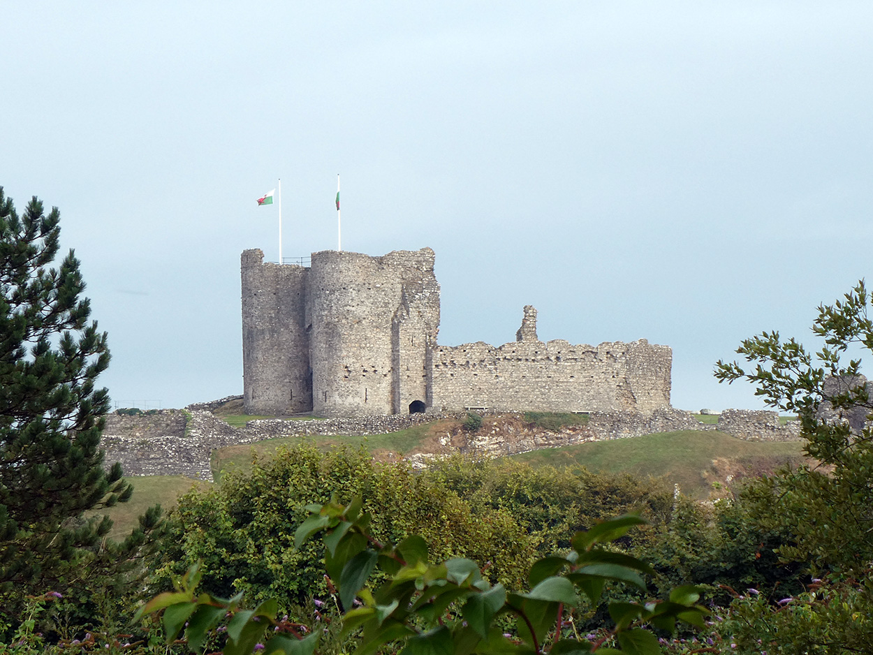 Criccieth Castle from the town