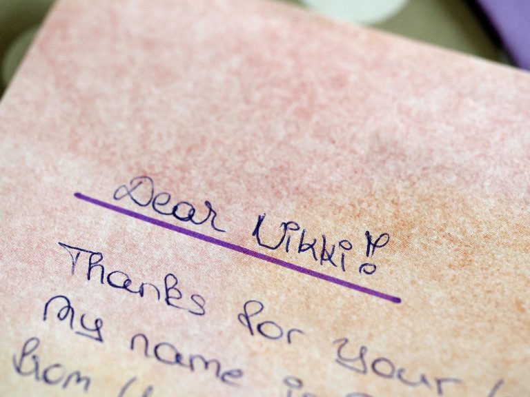 A letter from a blogger.
