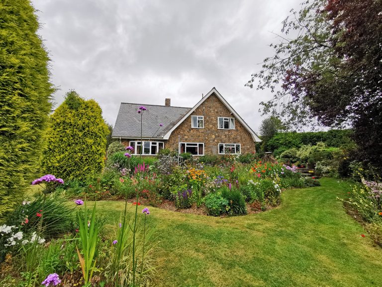 The garden at Fraithwen.
