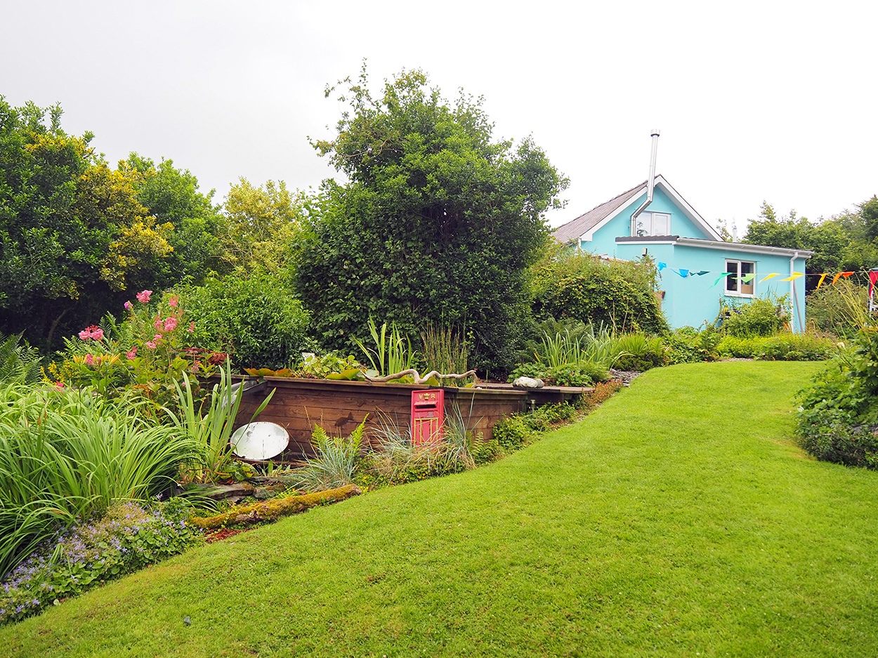 The garden at Rock House.