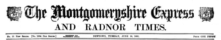 The Montgomeryshire Express header