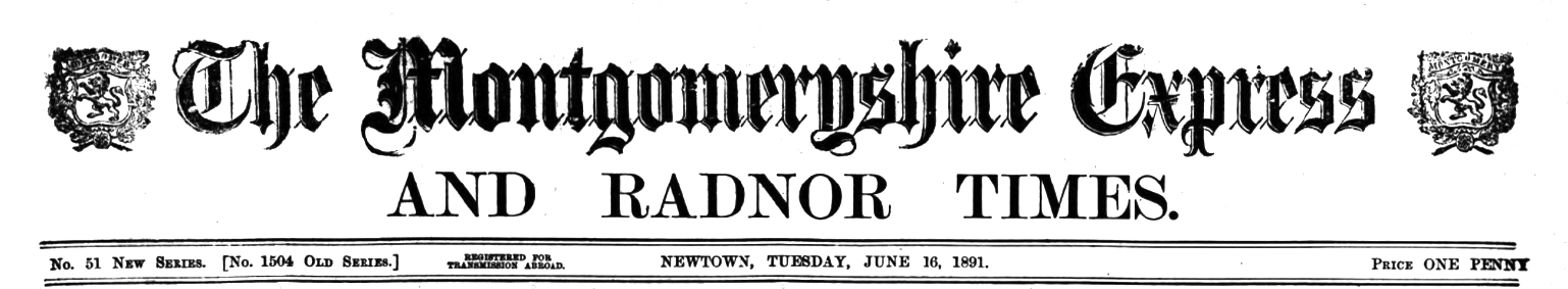 The Montgomeryshire Express header