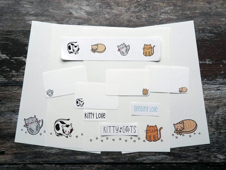 Cat Letter Writing Set (comes with envelopes)