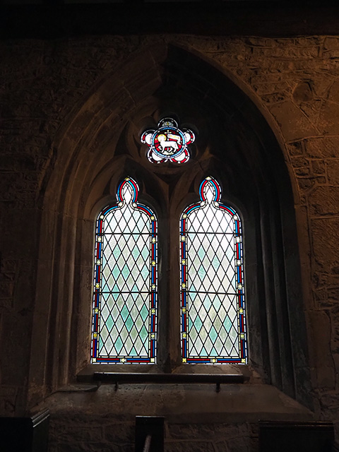 A window at Shipton Church.