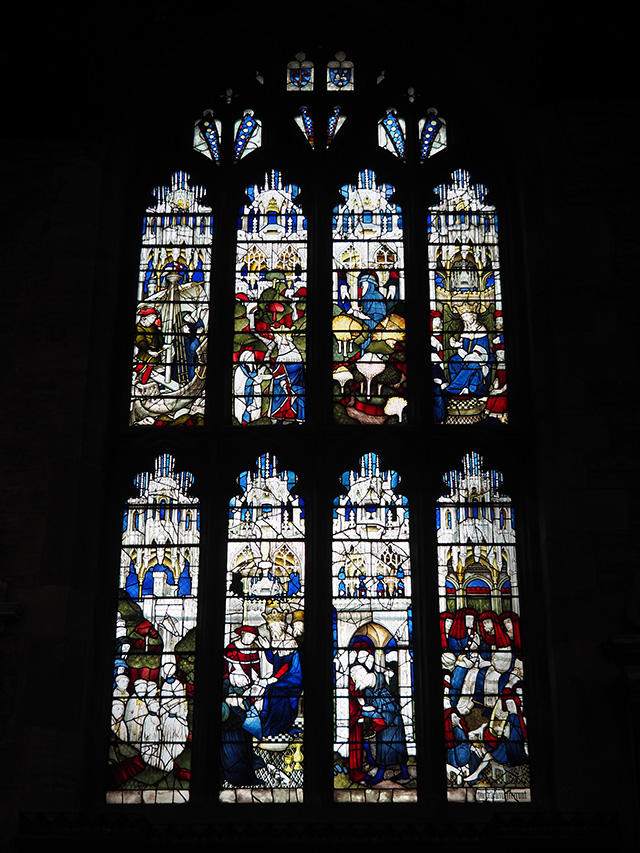 The Palmers' Window at St Lawrence's Church, Ludlow.