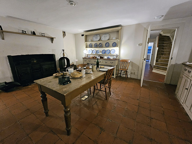 The Kitchen in the basement.